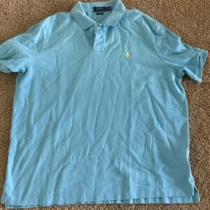 Polo by Ralph Lauren Classic Fit  Men's Light Blue Polo Shirt